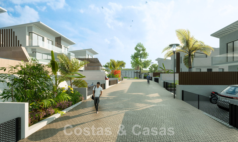 Nieuwe, eigentijdse luxe huizen te koop in de golfvallei van Mijas, Costa del Sol 63033
