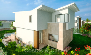 Nieuwe, eigentijdse luxe huizen te koop in de golfvallei van Mijas, Costa del Sol 63036 