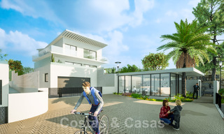Nieuwe, eigentijdse luxe huizen te koop in de golfvallei van Mijas, Costa del Sol 63038 