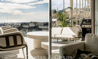 Eersteklas, modern appartement te koop, met uitzicht op zee, golf en bergen in Benahavis - Marbella 63132 