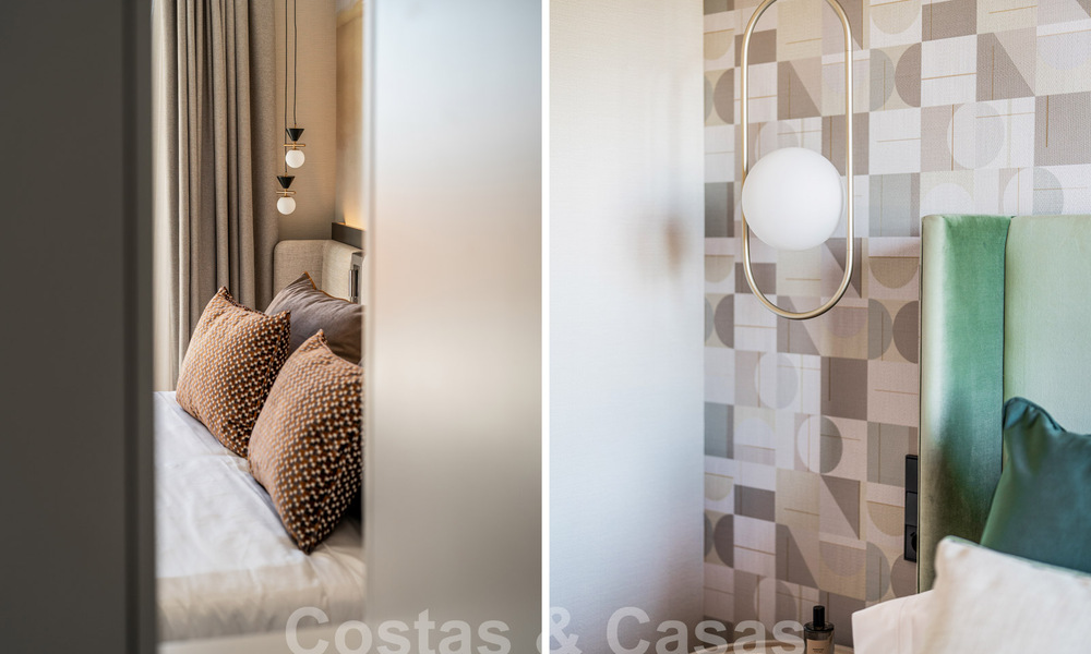 Luxe appartement te koop met een modern interieur in een luxe complex in Nueva Andalucia’s golfvallei, Marbella 63300