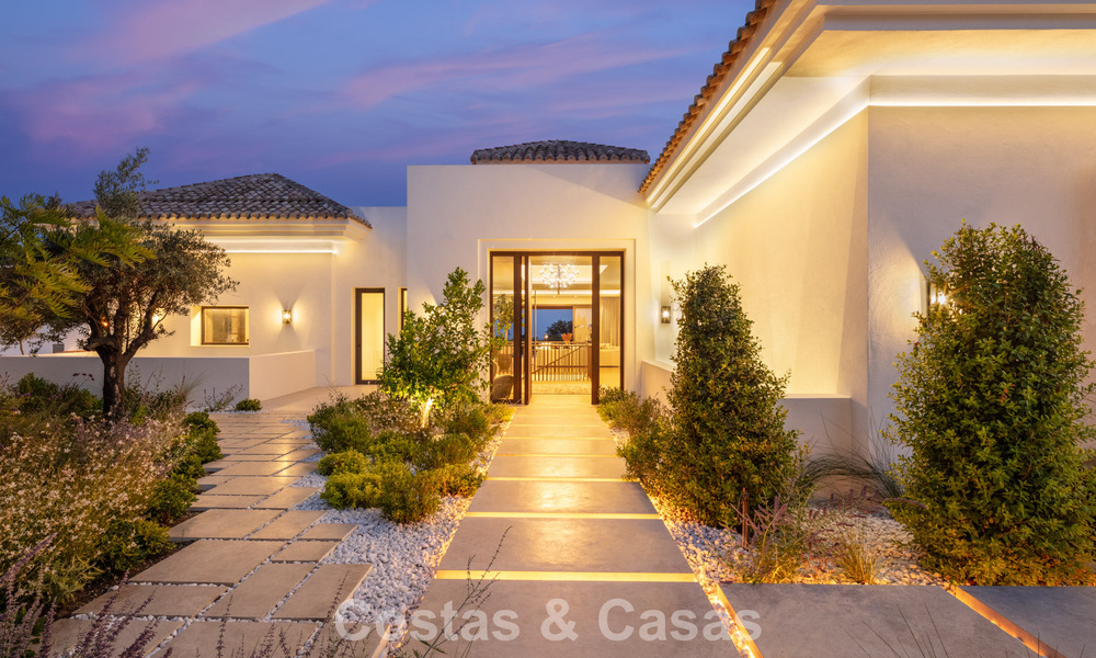 Royale luxe villa te koop met zeezicht en 5-sterrenvoorzieningen op de Golden Mile van Marbella 63643