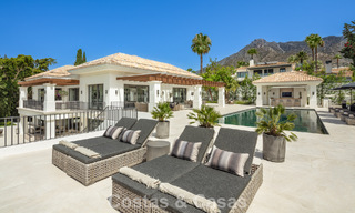 Royale luxe villa te koop met zeezicht en 5-sterrenvoorzieningen op de Golden Mile van Marbella 63653 