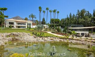 Royale luxe villa te koop met zeezicht en 5-sterrenvoorzieningen op de Golden Mile van Marbella 63658 