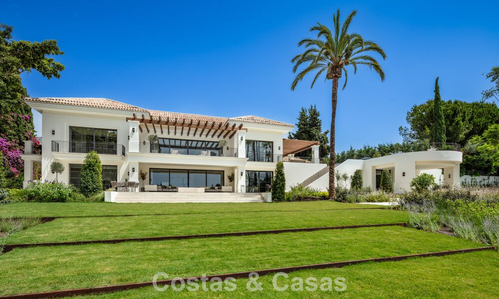 Royale luxe villa te koop met zeezicht en 5-sterrenvoorzieningen op de Golden Mile van Marbella 63659