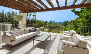 Royale luxe villa te koop met zeezicht en 5-sterrenvoorzieningen op de Golden Mile van Marbella 63660 