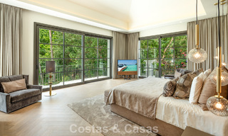 Royale luxe villa te koop met zeezicht en 5-sterrenvoorzieningen op de Golden Mile van Marbella 63666 
