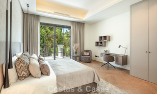 Royale luxe villa te koop met zeezicht en 5-sterrenvoorzieningen op de Golden Mile van Marbella 63672 