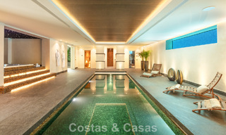 Royale luxe villa te koop met zeezicht en 5-sterrenvoorzieningen op de Golden Mile van Marbella 63678 
