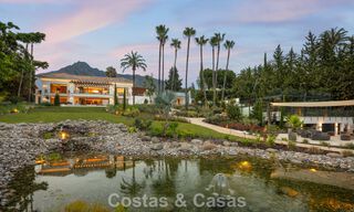 Royale luxe villa te koop met zeezicht en 5-sterrenvoorzieningen op de Golden Mile van Marbella 63704 