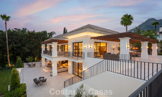 Royale luxe villa te koop met zeezicht en 5-sterrenvoorzieningen op de Golden Mile van Marbella 63706 