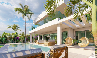Nieuwe, moderne villa te koop op een steenworp van het strand en alle voorzieningen in San Pedro, Marbella 63561 