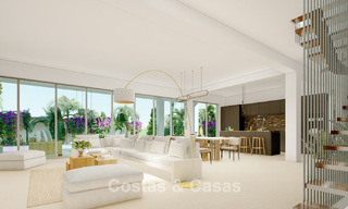 Nieuwe, moderne villa te koop op een steenworp van het strand en alle voorzieningen in San Pedro, Marbella 63570 