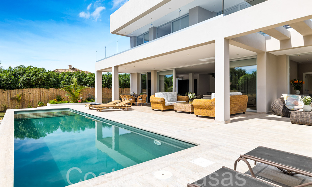Instapklare, nieuwe, moderne villa te koop op een steenworp van het strand en alle voorzieningen in San Pedro, Marbella 66992