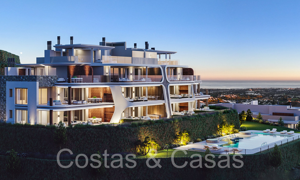 Nieuwbouwproject van boutique appartementen te koop, in een geprivilegieerd golfresort in de heuvels van Marbella - Benahavis 63767