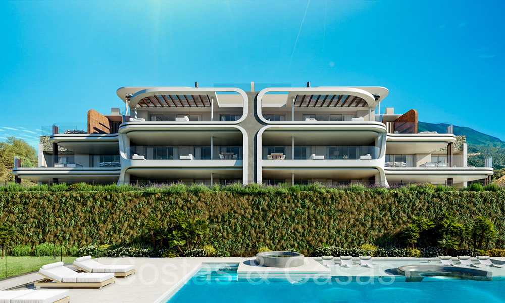 Nieuwbouwproject van boutique appartementen te koop, in een geprivilegieerd golfresort in de heuvels van Marbella - Benahavis 63771