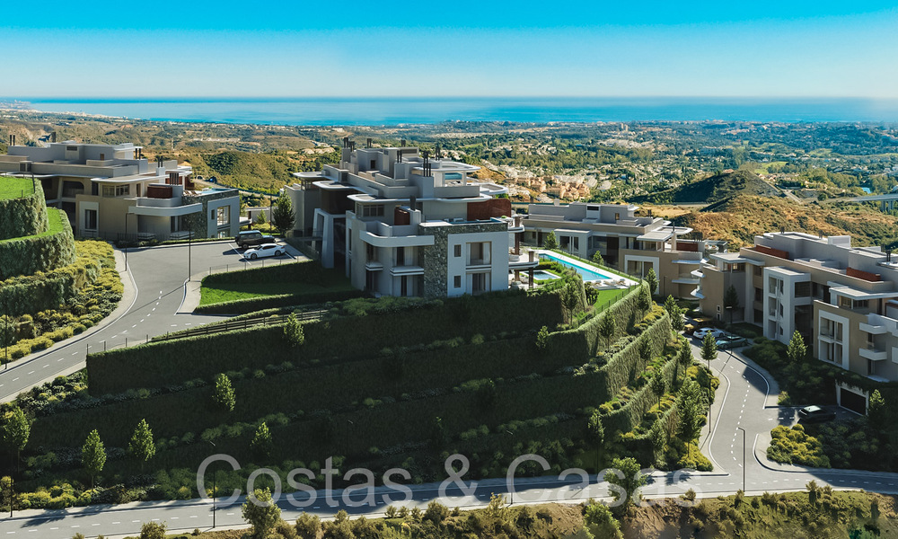 Nieuwbouwproject van boutique appartementen te koop, in een geprivilegieerd golfresort in de heuvels van Marbella - Benahavis 63773