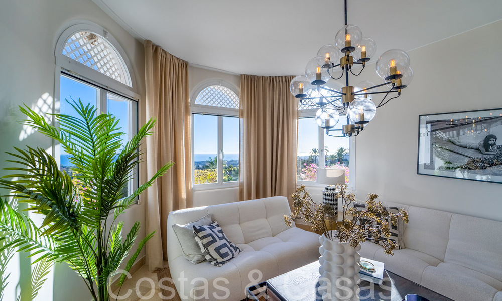 Exclusief penthouse met privézwembad en panoramisch zeezicht te koop in een Mediterraan complex op Marbella’s Golden Mile 63939