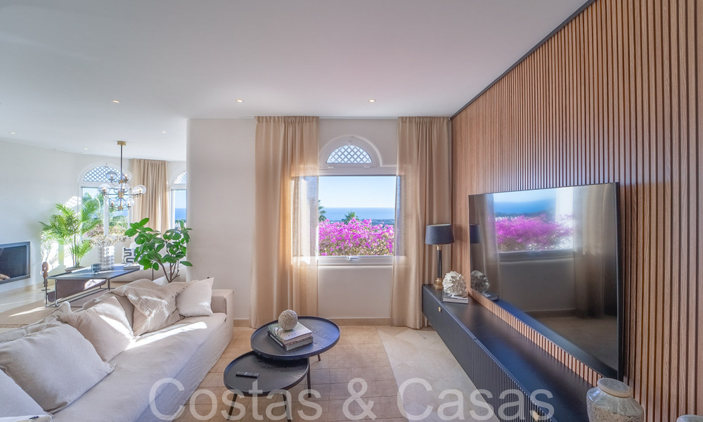 Exclusief penthouse met privézwembad en panoramisch zeezicht te koop in een Mediterraan complex op Marbella’s Golden Mile 63940