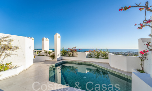 Exclusief penthouse met privézwembad en panoramisch zeezicht te koop in een Mediterraan complex op Marbella’s Golden Mile 63947