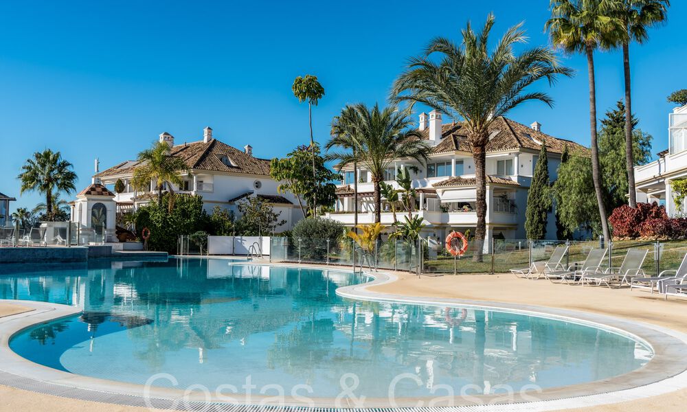 Luxe appartement met 3 slaapkamers te koop in een gated en beveiligd gewild complex op de Golden Mile van Marbella 63951