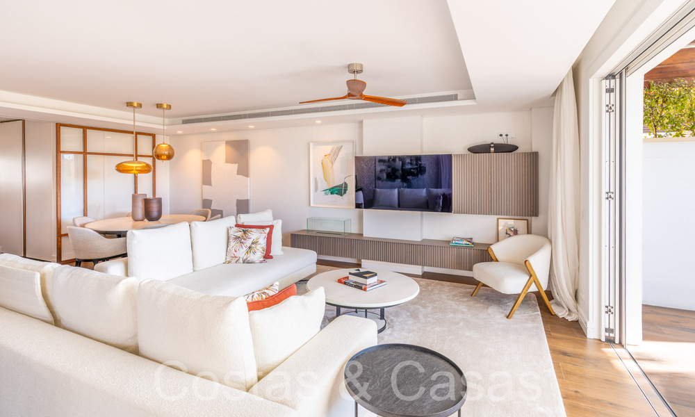 Luxe appartement met 3 slaapkamers te koop in een gated en beveiligd gewild complex op de Golden Mile van Marbella 63972