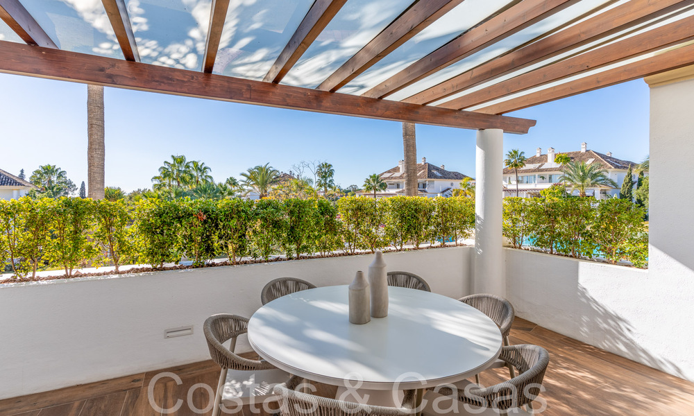 Luxe appartement met 3 slaapkamers te koop in een gated en beveiligd gewild complex op de Golden Mile van Marbella 63973