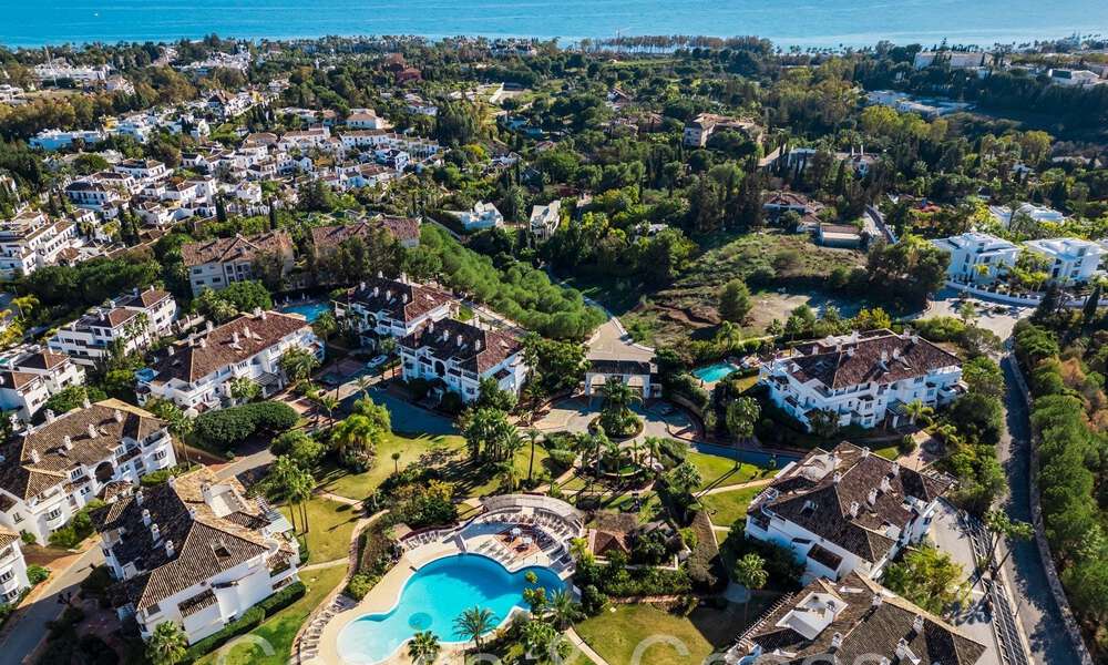 Luxe appartement met 3 slaapkamers te koop in een gated en beveiligd gewild complex op de Golden Mile van Marbella 63979