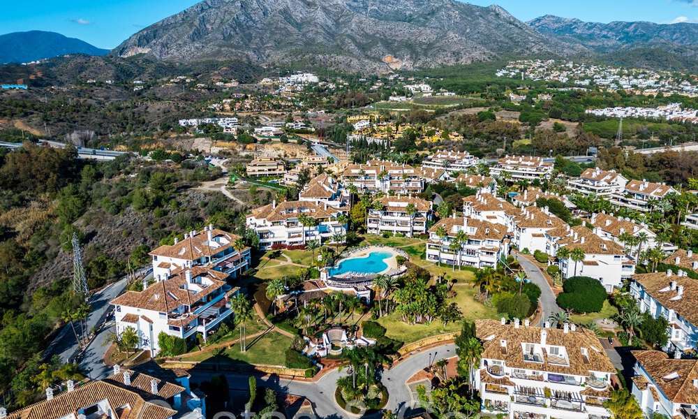 Luxe appartement met 3 slaapkamers te koop in een gated en beveiligd gewild complex op de Golden Mile van Marbella 63980