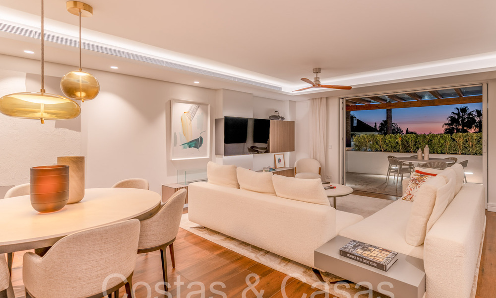Luxe appartement met 3 slaapkamers te koop in een gated en beveiligd gewild complex op de Golden Mile van Marbella 63987