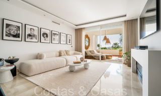 Charmant appartement te koop met panoramisch uitzicht op de vallei en zee in Nueva Andalucia, Marbella 64602 