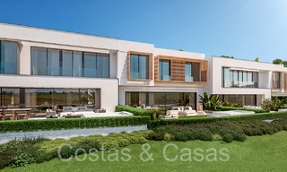 Nieuw project met moderne luxewoningen te koop grenzend aan de golfbaan in Mijas, Costa del Sol 64606 