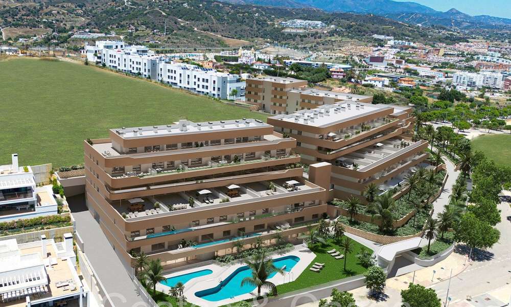 Nieuwe luxe appartementen in avant-garde stijl te koop nabij het centrum van Estepona 64712