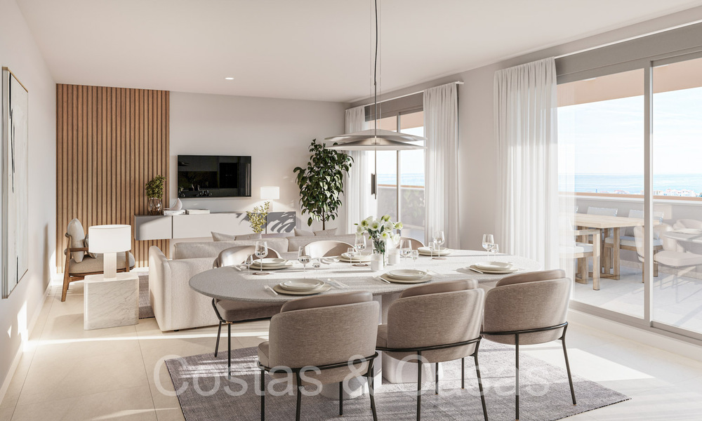 Nieuwe luxe appartementen in avant-garde stijl te koop nabij het centrum van Estepona 64716