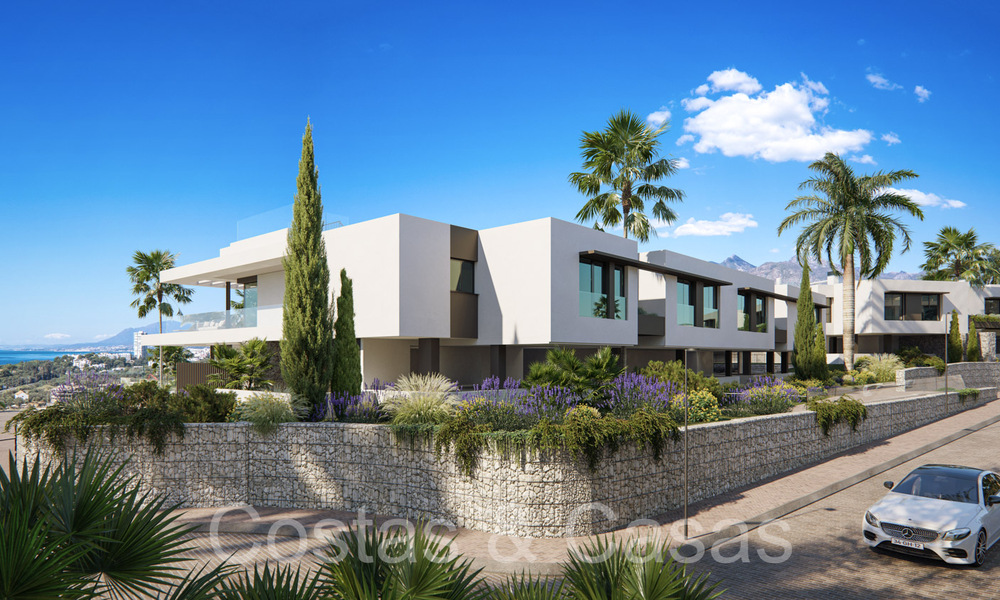 Prestigieuze nieuwbouwappartementen direct aan de golfbaan te koop, met zee- en golfzicht, Oost-Marbella 64729