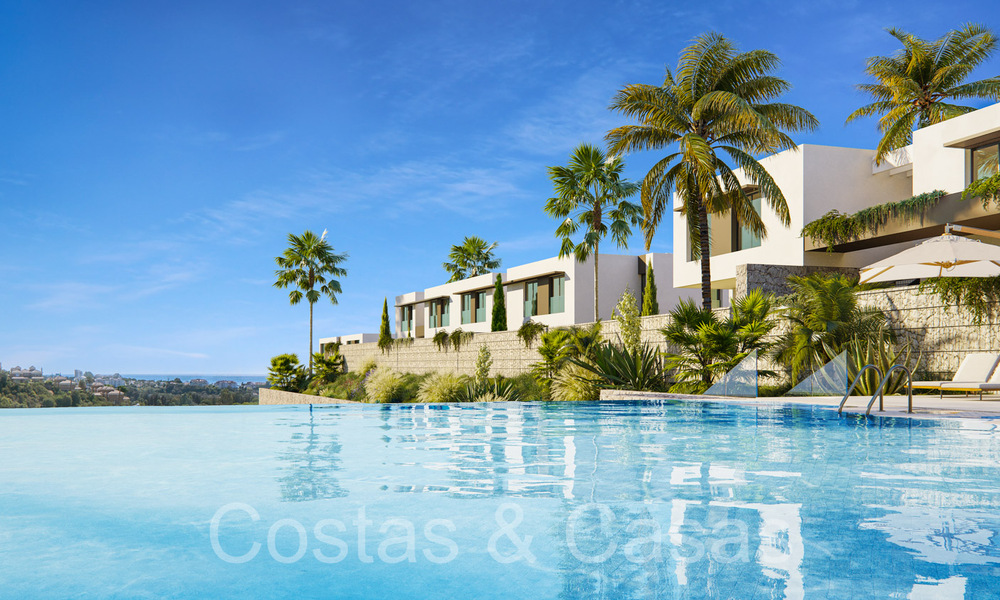 Prestigieuze nieuwbouwappartementen direct aan de golfbaan te koop, met zee- en golfzicht, Oost-Marbella 64732