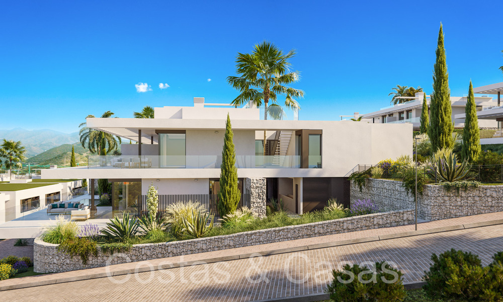 Prestigieuze nieuwbouwappartementen direct aan de golfbaan te koop, met zee- en golfzicht, Oost-Marbella 64735