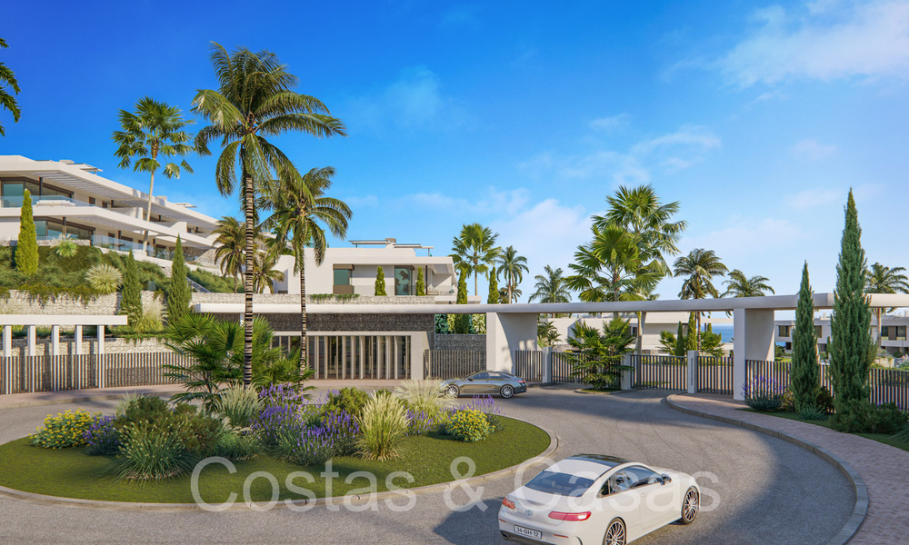 Prestigieuze nieuwbouwappartementen direct aan de golfbaan te koop, met zee- en golfzicht, Oost-Marbella 64736