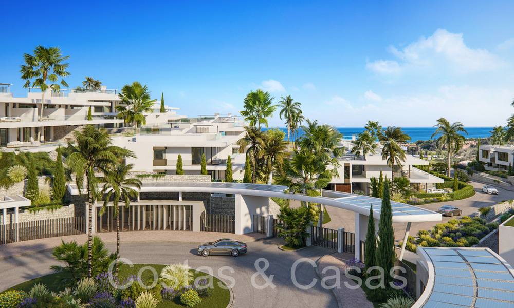 Prestigieuze nieuwbouwappartementen direct aan de golfbaan te koop, met zee- en golfzicht, Oost-Marbella 64737