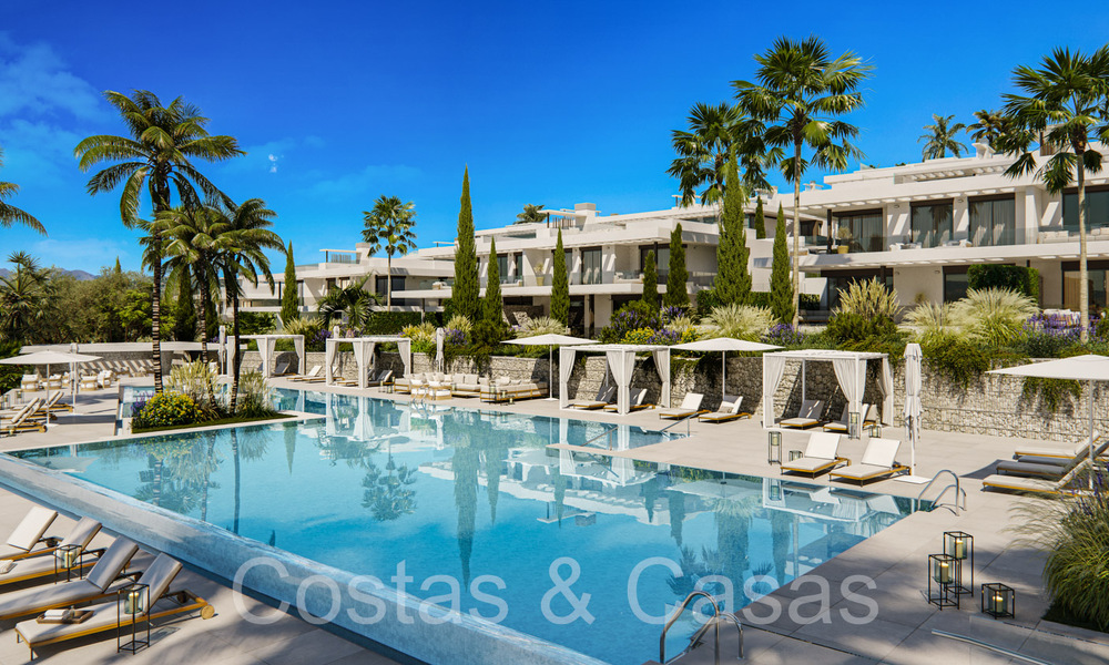 Prestigieuze nieuwbouwappartementen direct aan de golfbaan te koop, met zee- en golfzicht, Oost-Marbella 64741