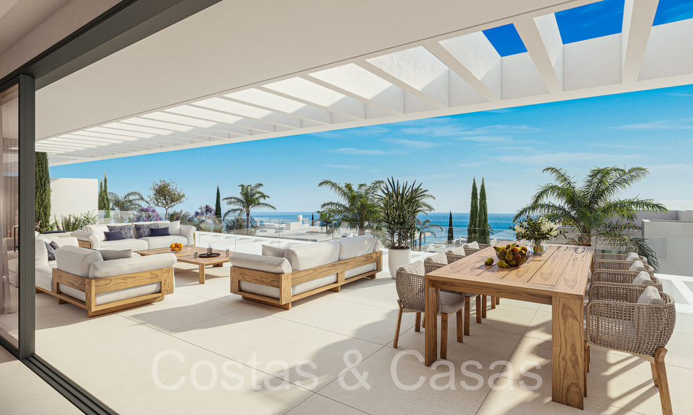 Prestigieuze nieuwbouwappartementen direct aan de golfbaan te koop, met zee- en golfzicht, Oost-Marbella 64742