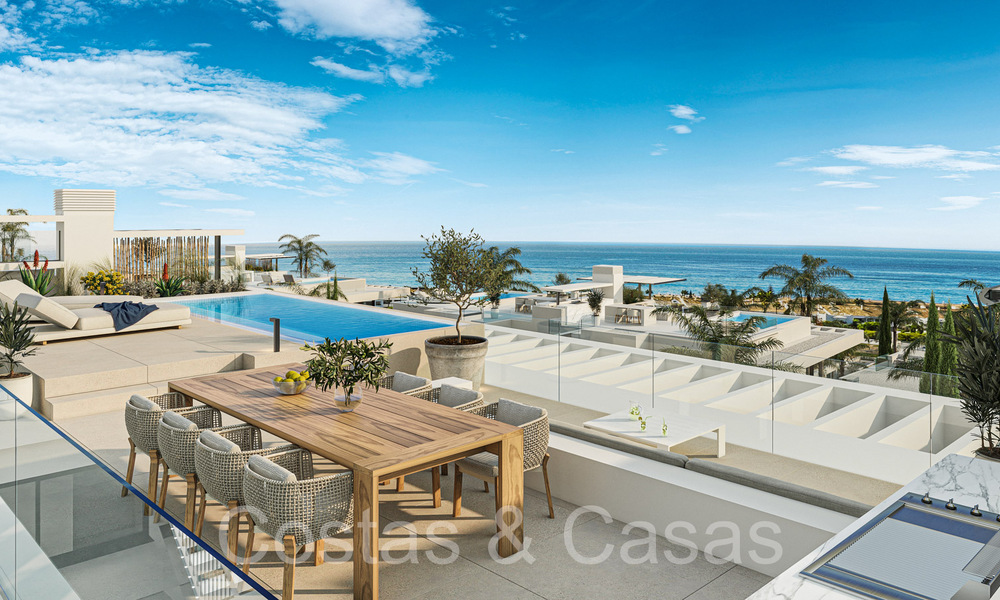 Prestigieuze nieuwbouwappartementen direct aan de golfbaan te koop, met zee- en golfzicht, Oost-Marbella 64746