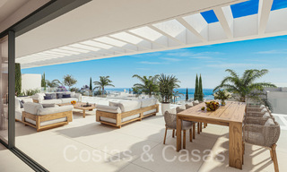 Nieuwe, modernistische huizen te koop direct aan de golfbaan in Oost-Marbella 64771 