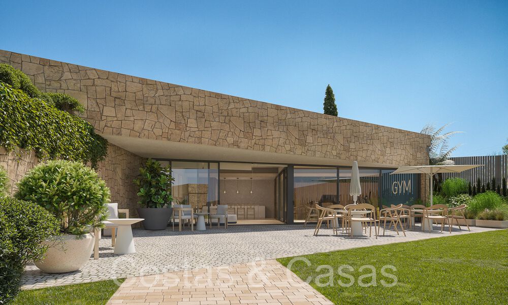 Nieuwbouwproject van duurzame appartementen met panoramisch zeezicht te koop, nabij Estepona centrum 64700