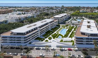 Moderne nieuwbouwappartementen te koop o/e steenworp v/h centrum e/h strand in San Pedro Playa, Marbella 64910 