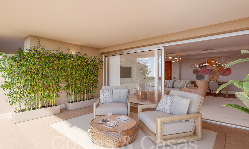 Moderne nieuwbouwappartementen te koop o/e steenworp v/h centrum e/h strand in San Pedro Playa, Marbella 64920