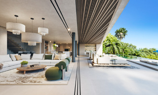 Bouwgrond + prestigieus villaproject te koop eerstelijnsgolf in Nueva Andalucia, Marbella 64977 