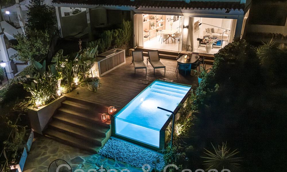 Luxueus appartement te koop met uitnodigend terras, privézwembad en zeezicht in Nueva Andalucia, Marbella 65201