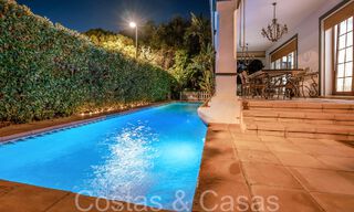Traditionele, Spaanse luxevilla te koop aan een park en op loopafstand van het strand in het centrum van Marbella 65430 