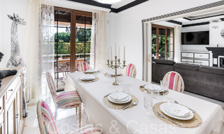 Traditionele, Spaanse luxevilla te koop aan een park en op loopafstand van het strand in het centrum van Marbella 65438 